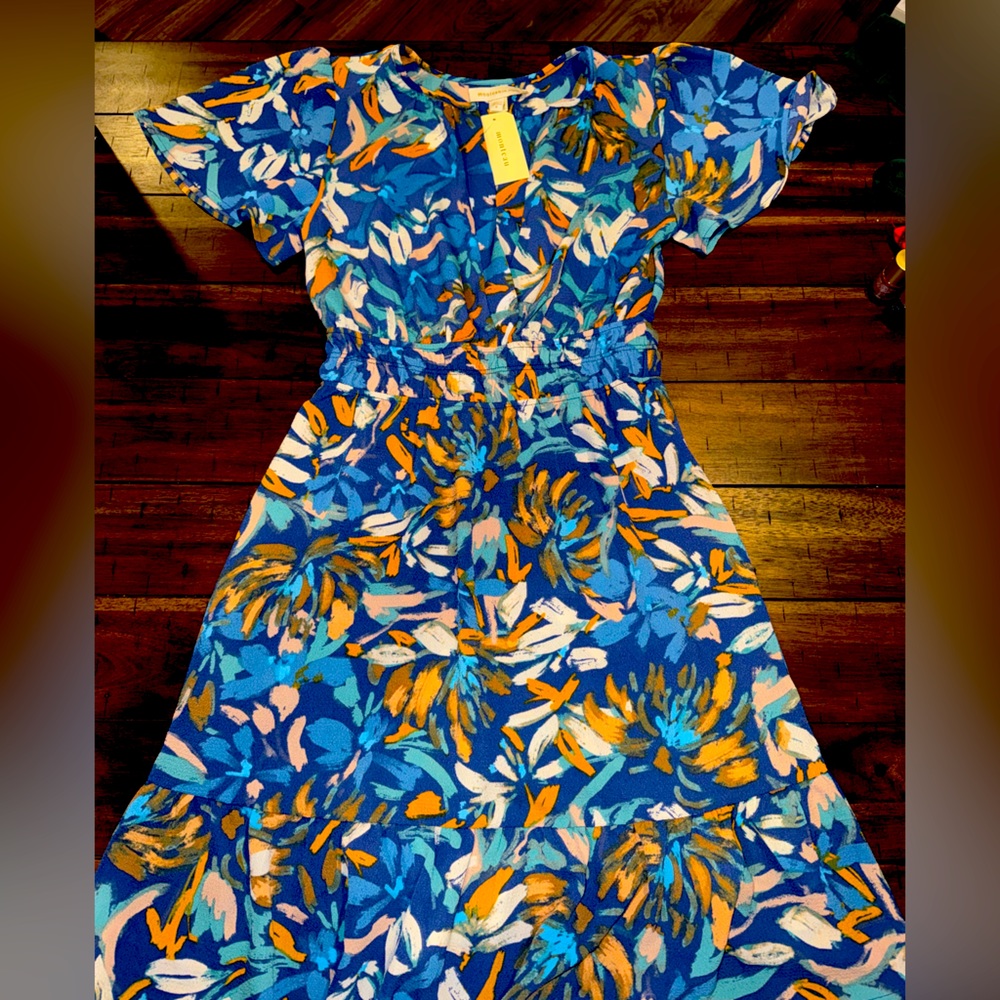 Monteau dress ruffled bottom NWT size 6